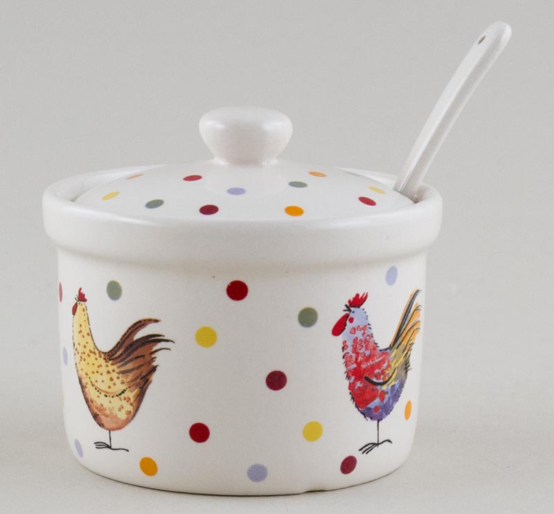 Jam or Preserve Pot with Spoon